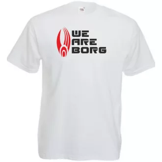 We are Borg férfi rövid ujjú póló