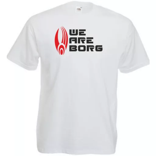 We are Borg férfi rövid ujjú póló