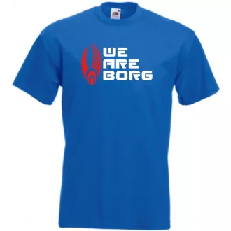 We are Borg férfi rövid ujjú póló