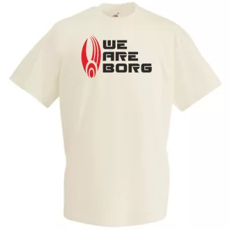 We are Borg férfi rövid ujjú póló