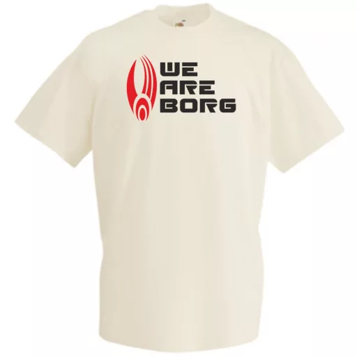 We are Borg férfi rövid ujjú póló