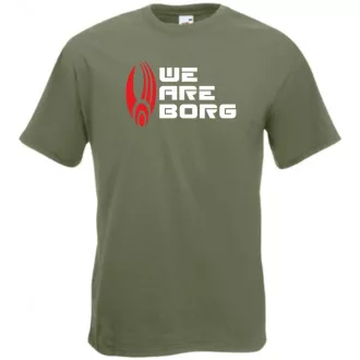 We are Borg férfi rövid ujjú póló