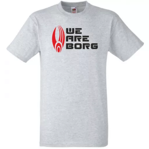 We are Borg férfi rövid ujjú póló