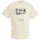 Eat Sleep Drink férfi rövid ujjú póló