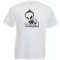 Csuklyás koponya férfi rövid ujjú póló