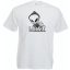 Csuklyás koponya férfi rövid ujjú póló