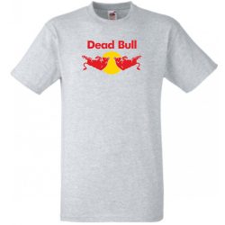   Humor Dead Bull - Red Bull stílus férfi rövid ujjú póló