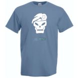 Soldier Skull Black férfi rövid ujjú póló