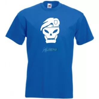 Soldier Skull Black férfi rövid ujjú póló