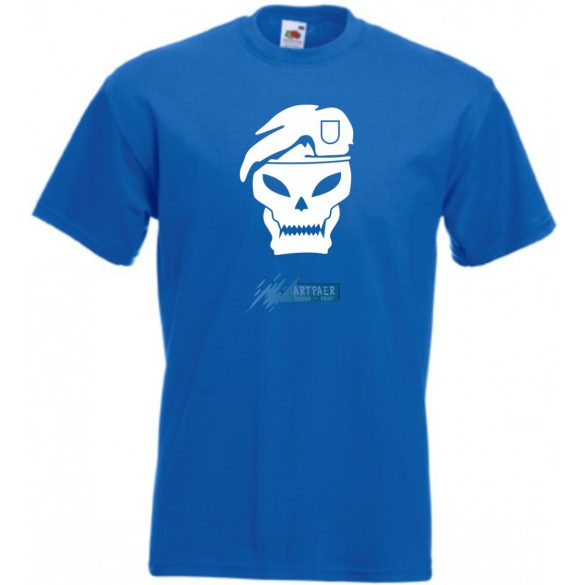 Soldier Skull Black férfi rövid ujjú póló
