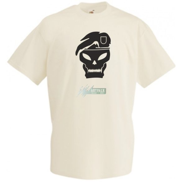 Soldier Skull Black férfi rövid ujjú póló