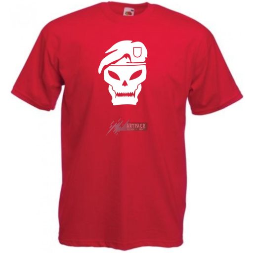 Soldier Skull Black férfi rövid ujjú póló