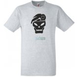 Soldier Skull Black férfi rövid ujjú póló