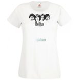 Retro Beatles női rövid ujjú póló