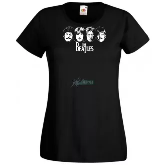 Retro Beatles női rövid ujjú póló