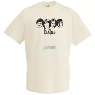 Retro Beatles férfi rövid ujjú póló