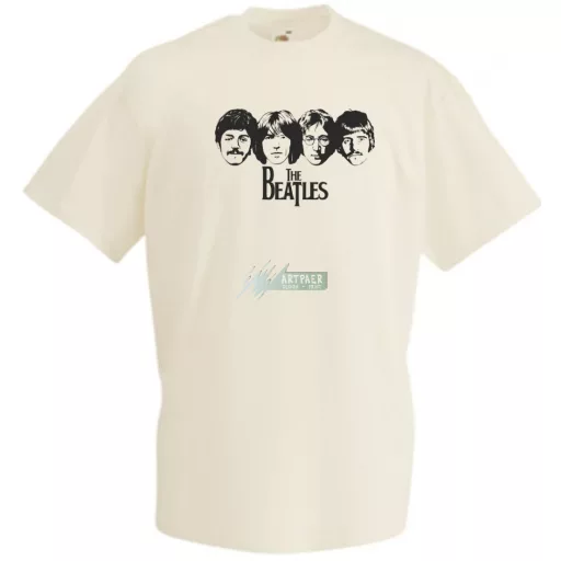 Retro Beatles férfi rövid ujjú póló