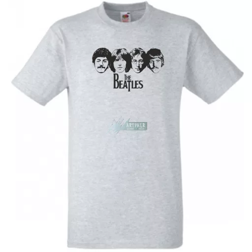 Retro Beatles férfi rövid ujjú póló