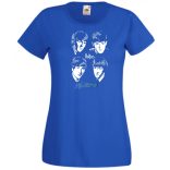 Retro Beatles női rövid ujjú póló