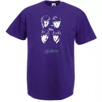 Retro Beatles férfi rövid ujjú póló