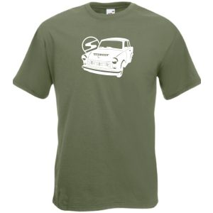 Retro autó fan Trabant férfi rövid ujjú póló