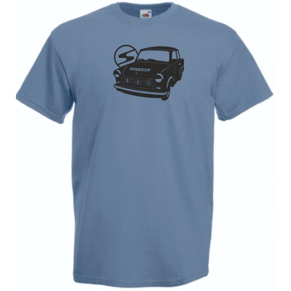 Retro autó fan Trabant férfi rövid ujjú póló
