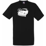 Retro autó fan Trabant férfi rövid ujjú póló