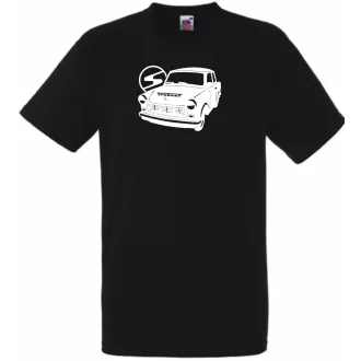 Retro autó fan Trabant férfi rövid ujjú póló