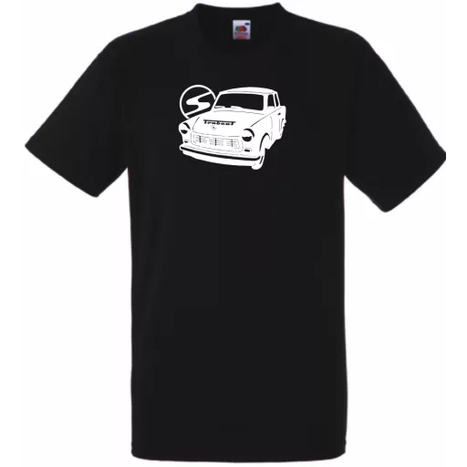 Retro autó fan Trabant férfi rövid ujjú póló