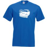 Retro autó fan Trabant férfi rövid ujjú póló