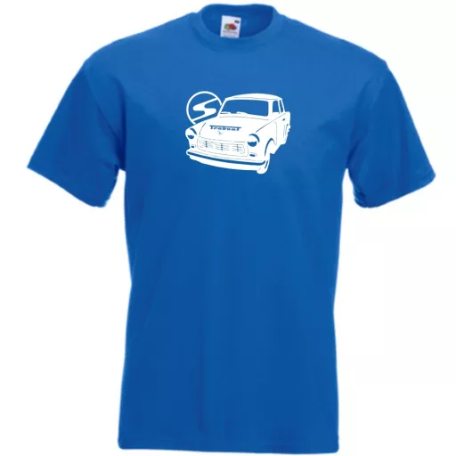 Retro autó fan Trabant férfi rövid ujjú póló