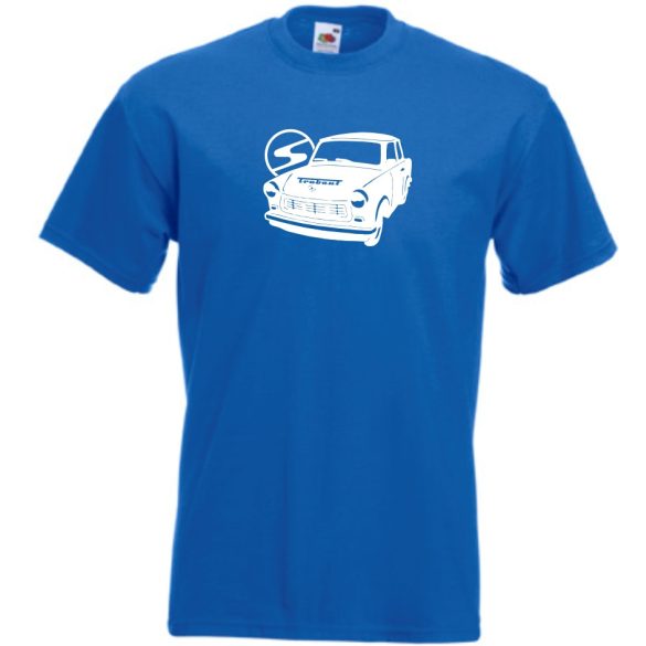 Retro autó fan Trabant férfi rövid ujjú póló