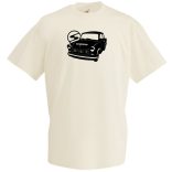 Retro autó fan Trabant férfi rövid ujjú póló