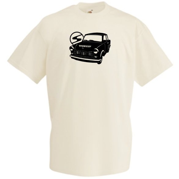 Retro autó fan Trabant férfi rövid ujjú póló