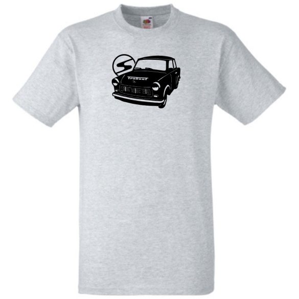 Retro autó fan Trabant férfi rövid ujjú póló