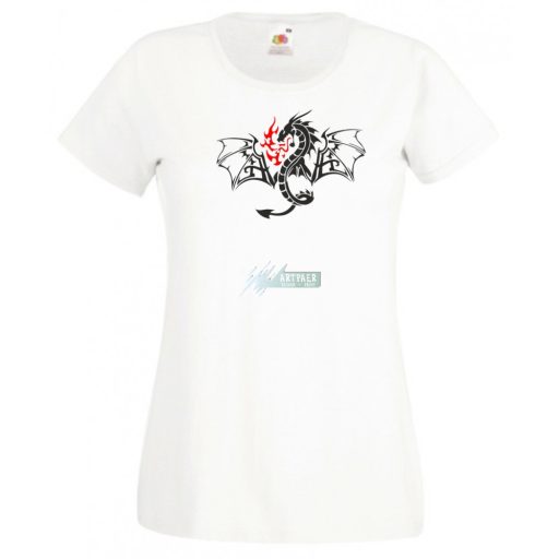 Chinese Mythology Legend Dragon női rövid ujjú póló