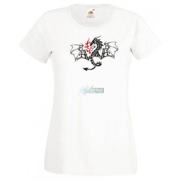 Chinese Mythology Legend Dragon női rövid ujjú póló