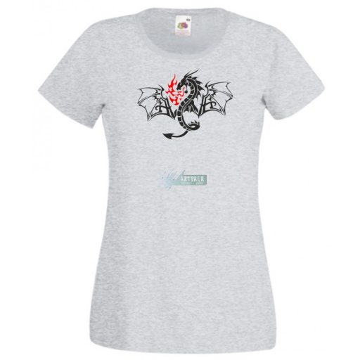 Chinese Mythology Legend Dragon női rövid ujjú póló