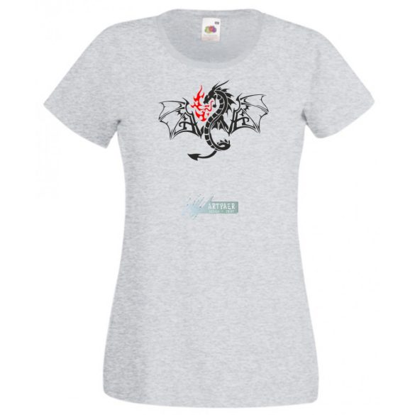 Chinese Mythology Legend Dragon női rövid ujjú póló