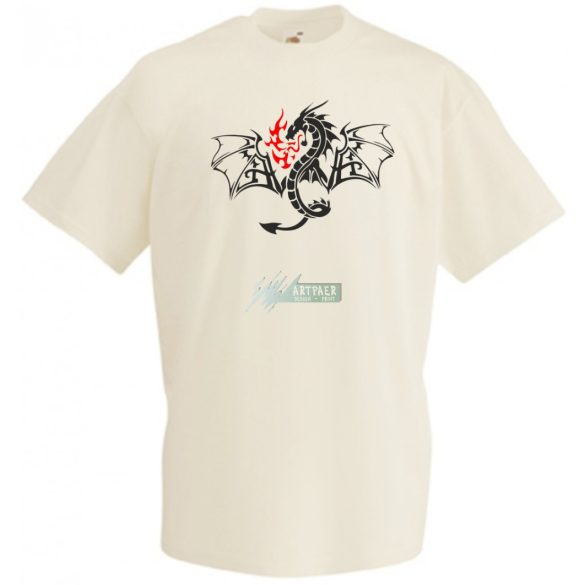 Chinese Mythology Legend Dragon férfi rövid ujjú póló