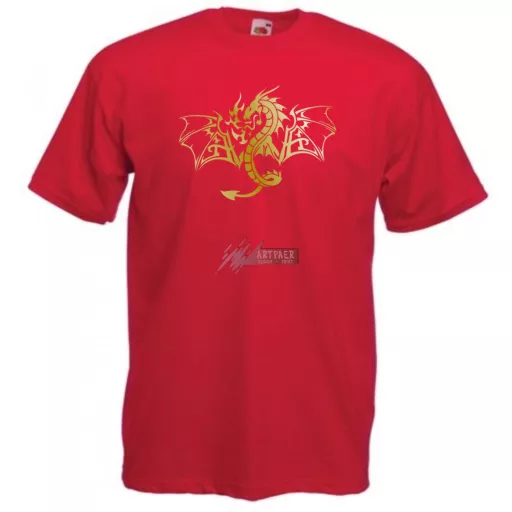 Chinese Mythology Legend Dragon férfi rövid ujjú póló