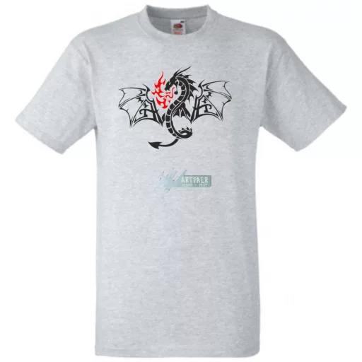 Chinese Mythology Legend Dragon férfi rövid ujjú póló