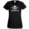 Humor-paródia Sportos fekete párduc női rövid ujjú póló