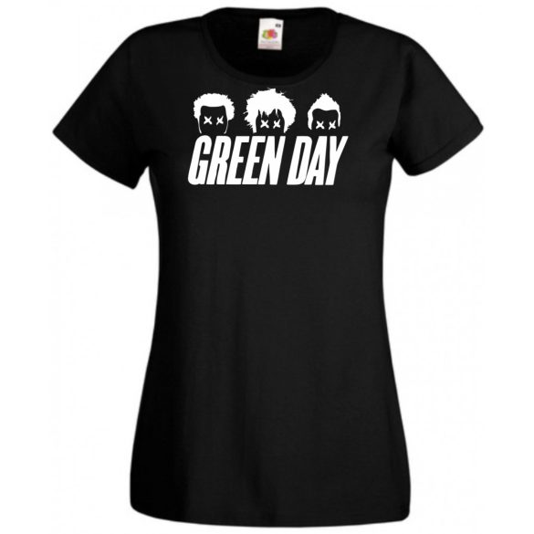 Green Day stencil minima női rövid ujjú póló