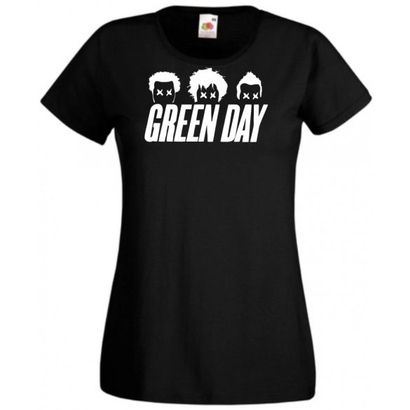 Green Day stencil minima női rövid ujjú póló