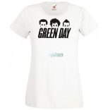 Green Day stencil minima női rövid ujjú póló