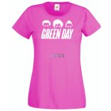 Green Day stencil minima női rövid ujjú póló