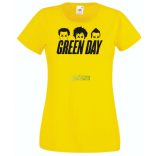 Green Day stencil minima női rövid ujjú póló