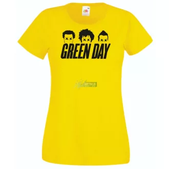 Green Day stencil minima női rövid ujjú póló