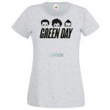 Green Day stencil minima női rövid ujjú póló